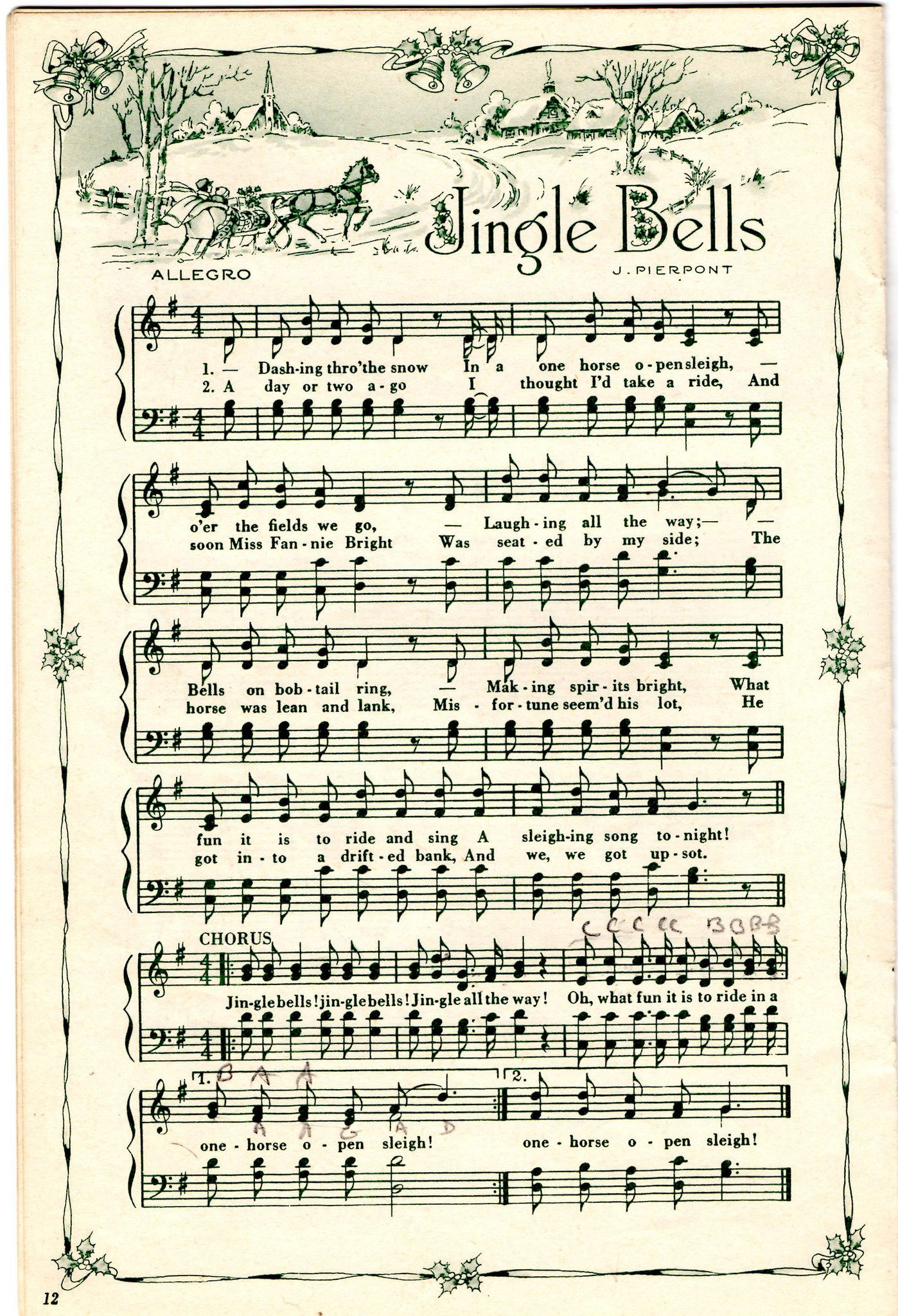 Free Printable Christmas Sheet Music Printable