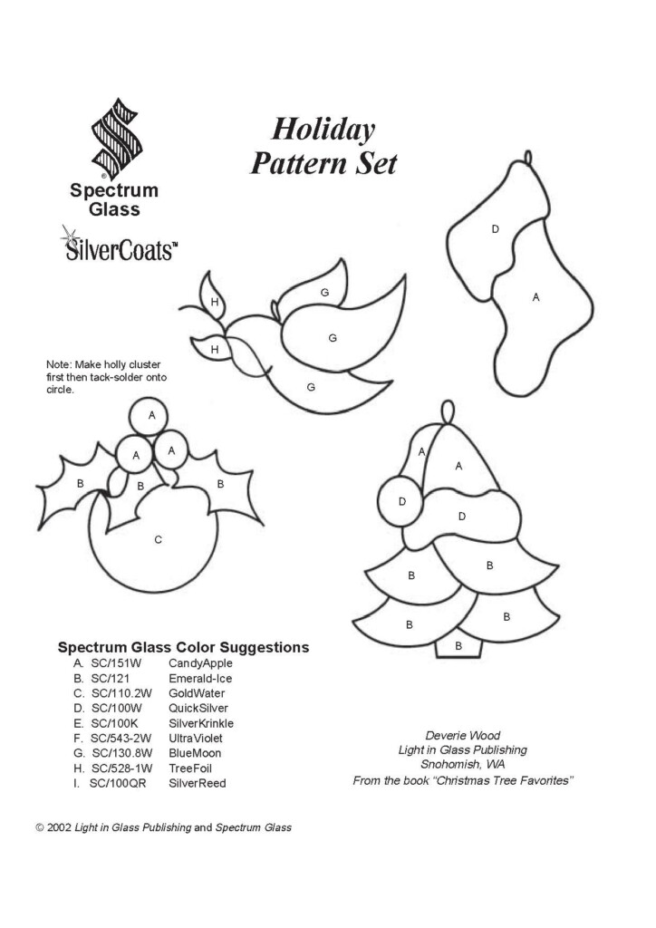 Free Printable Christmas Stained Glass Patterns Printable Templates 