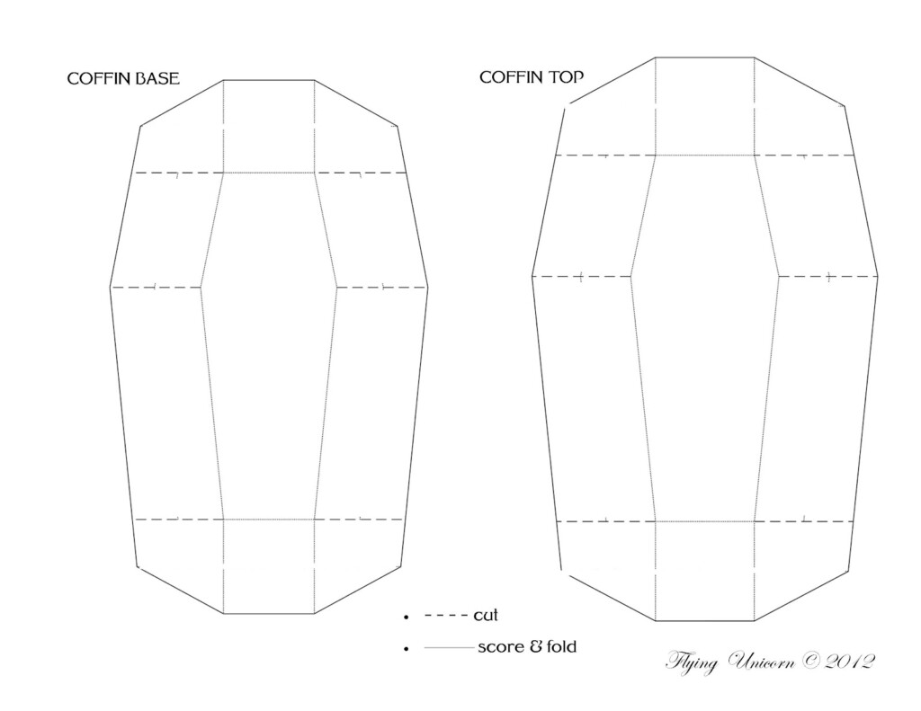 Free Printable Coffin Template Printable Word Searches