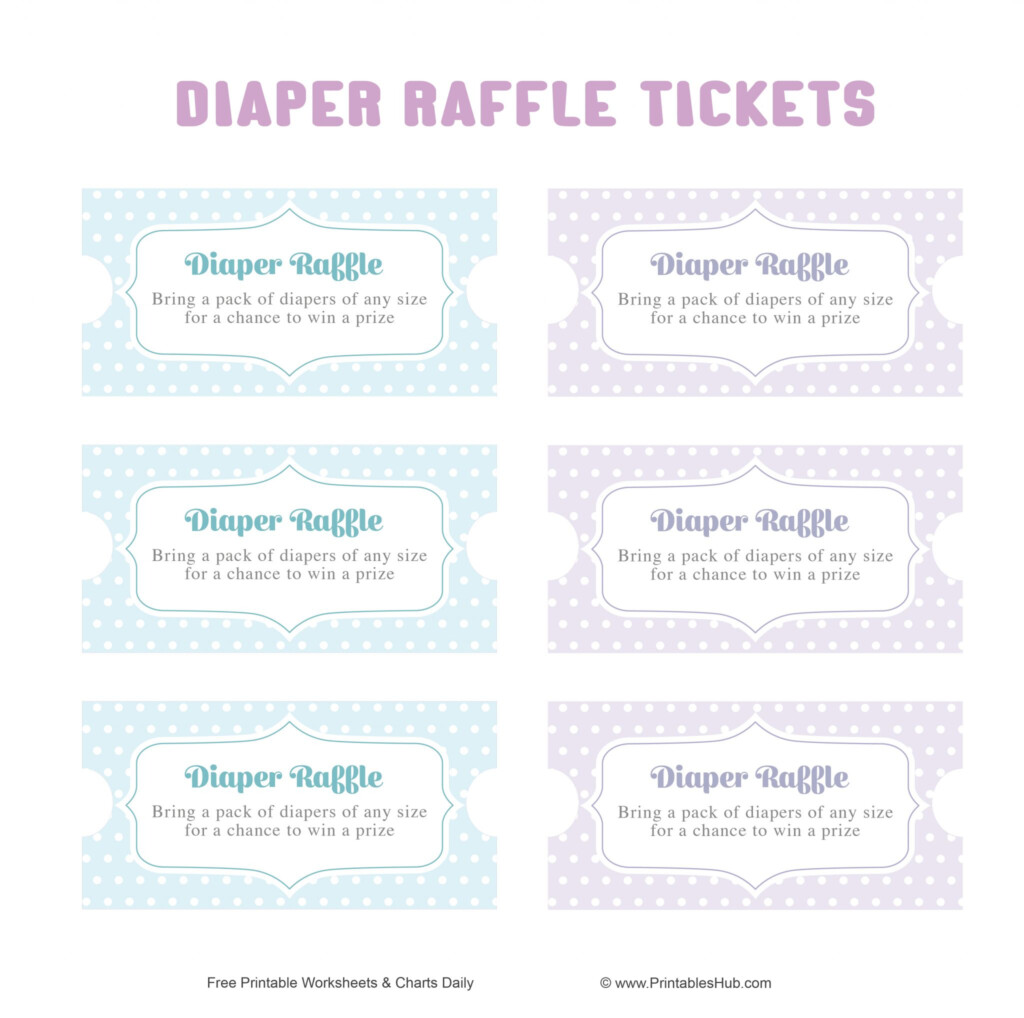 Free Printable Diaper Raffle