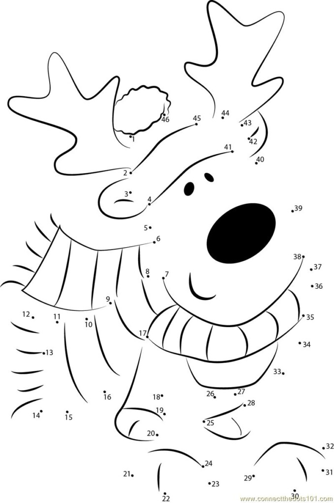 Free Printable Dot To Dot Christmas Templates Printable