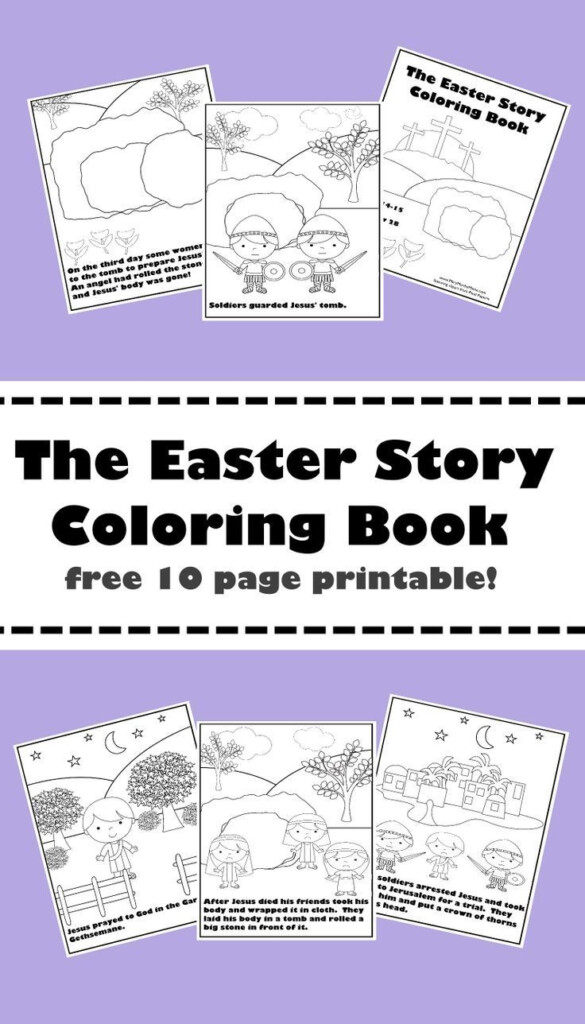 Free Printable Easter Story Mini Book 42 Easter Egg Stuffers With 