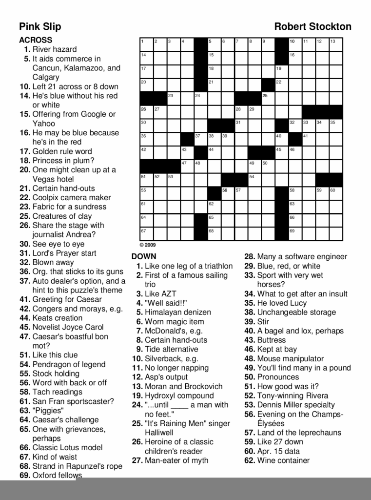 Free Printable Easy Fill In Puzzles Free Printable