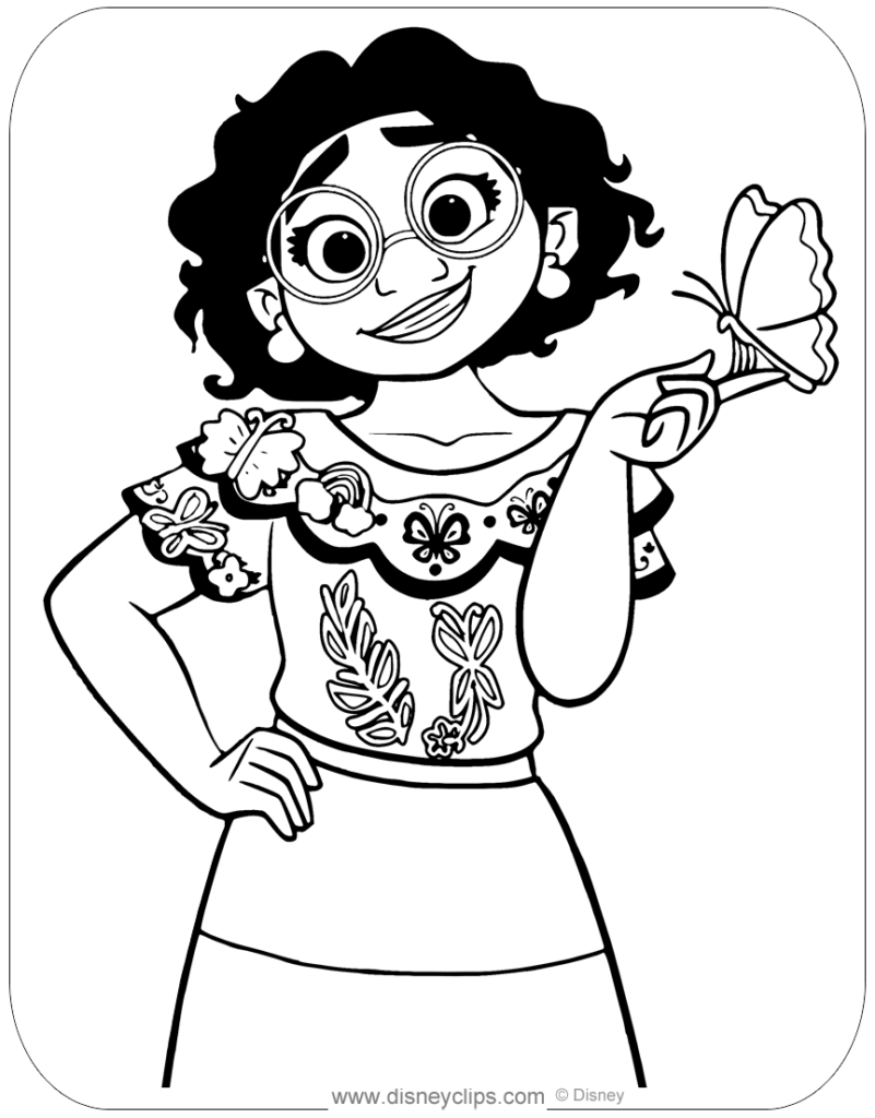 Free Printable Encanto Coloring Pages In PDF Disneyclips