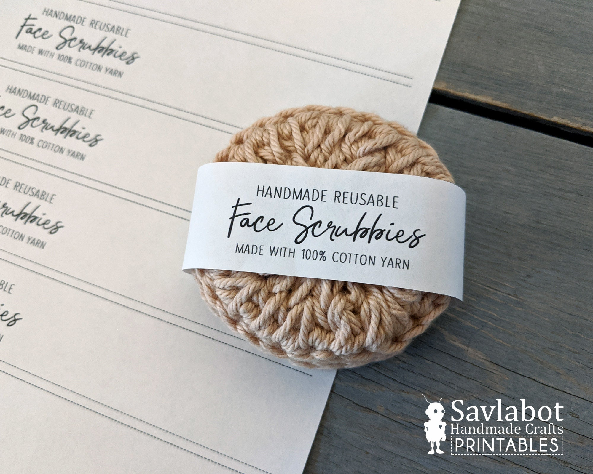 Free Printable Face Scrubbies Labels Printable Form Templates And Letter