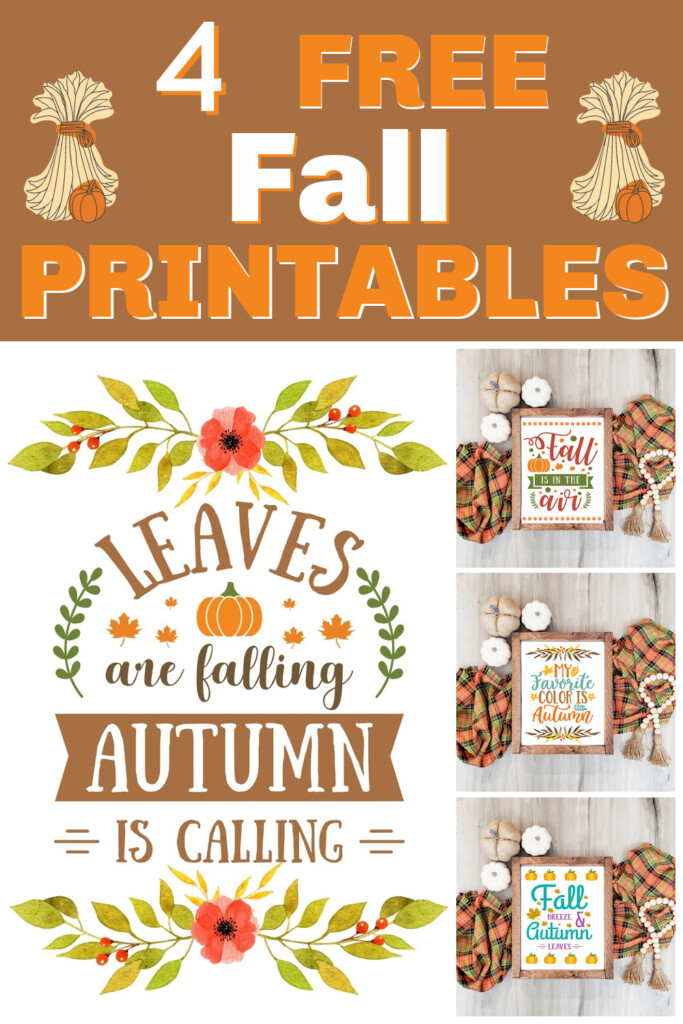 Free Printable Fall Decorations