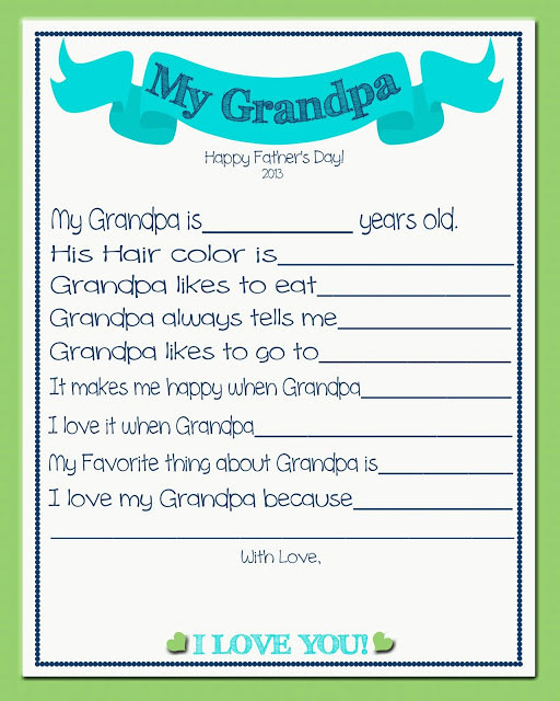 Free Printable Father 39 s Day Questionnaires For Dad And Grandpa The Mombot