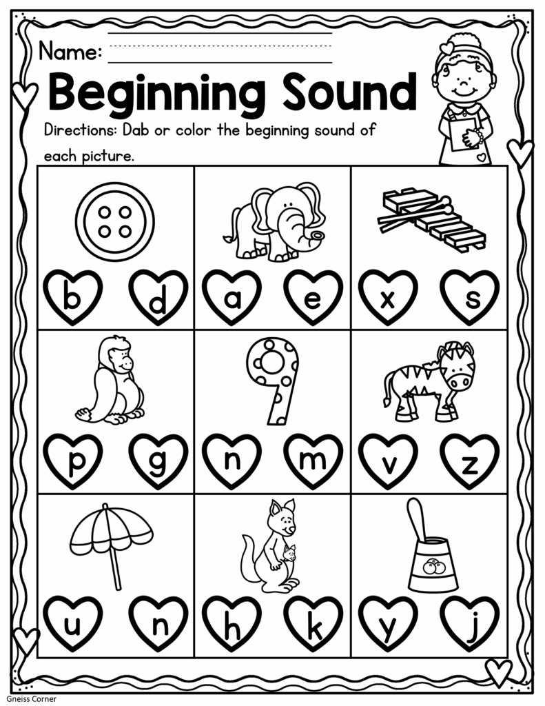 Free Printable February Worksheets