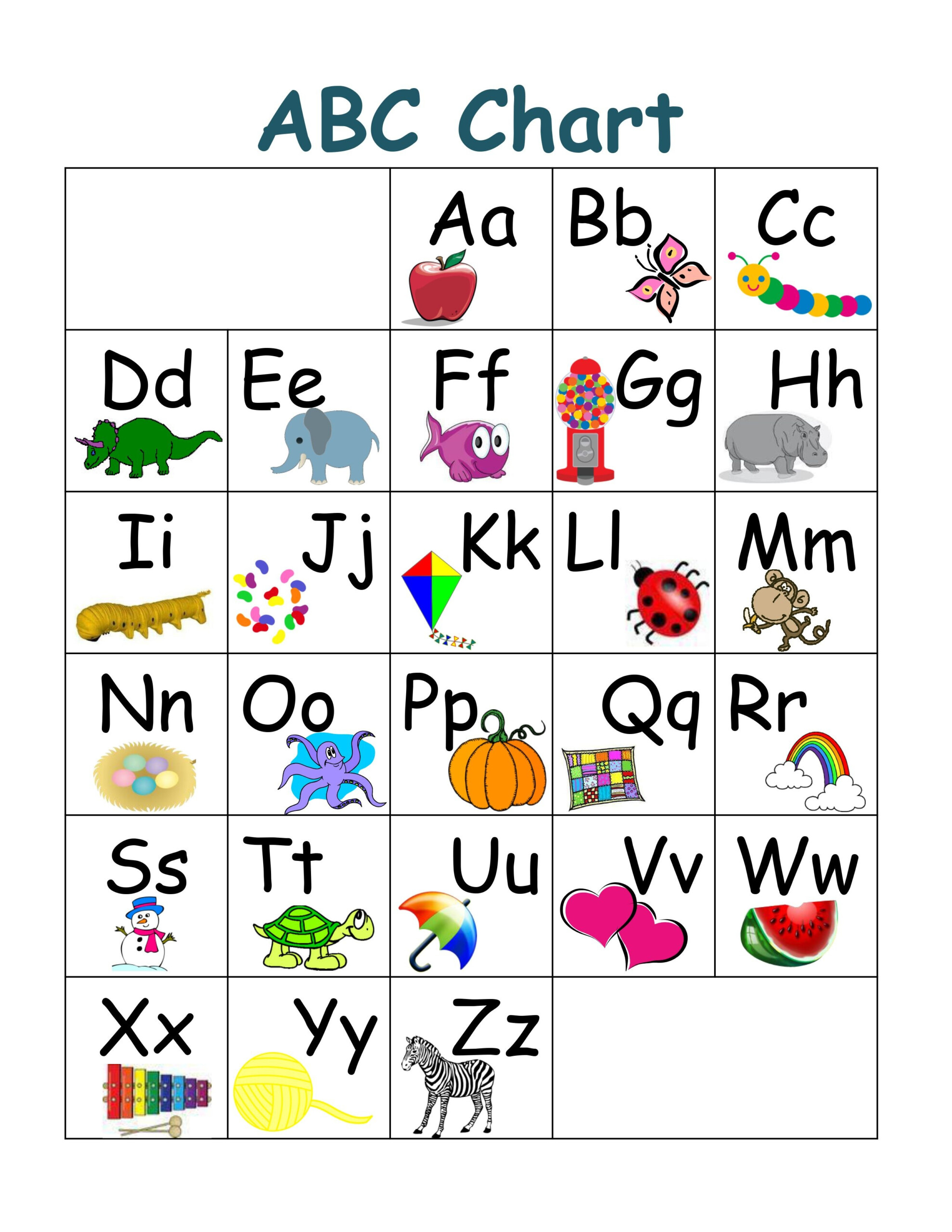Free Printable For Kids Toddlers preschoolers Flash Cards charts