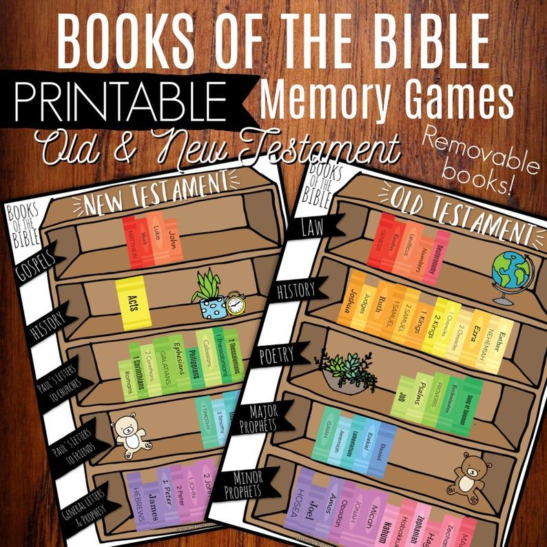 Free Printable Games For Learning The Books Of The Bible You Can Use 