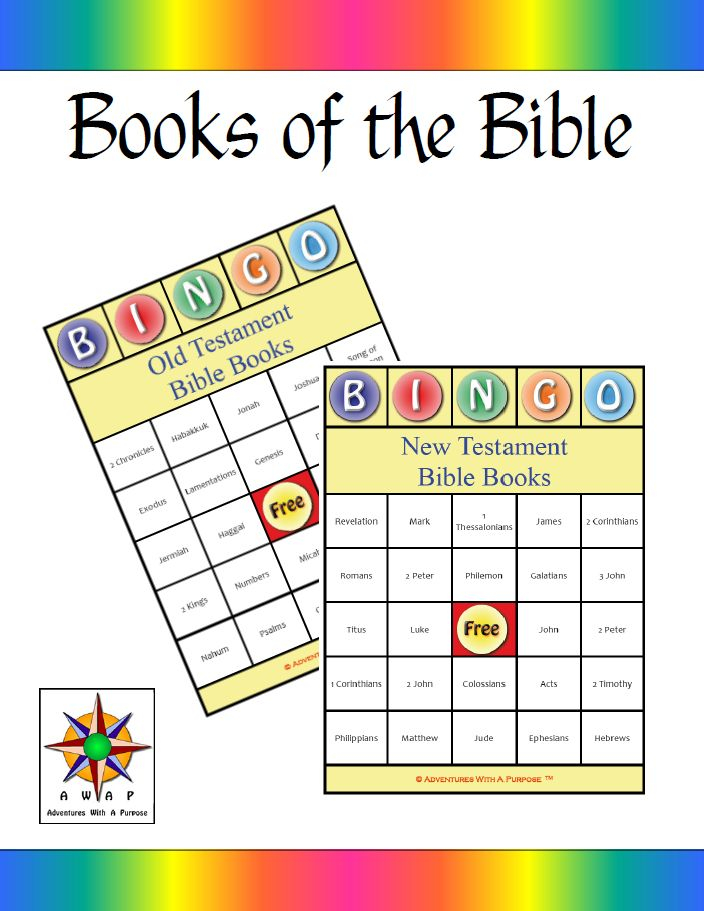 Free Printable Games For Learning The Books Of The Bible