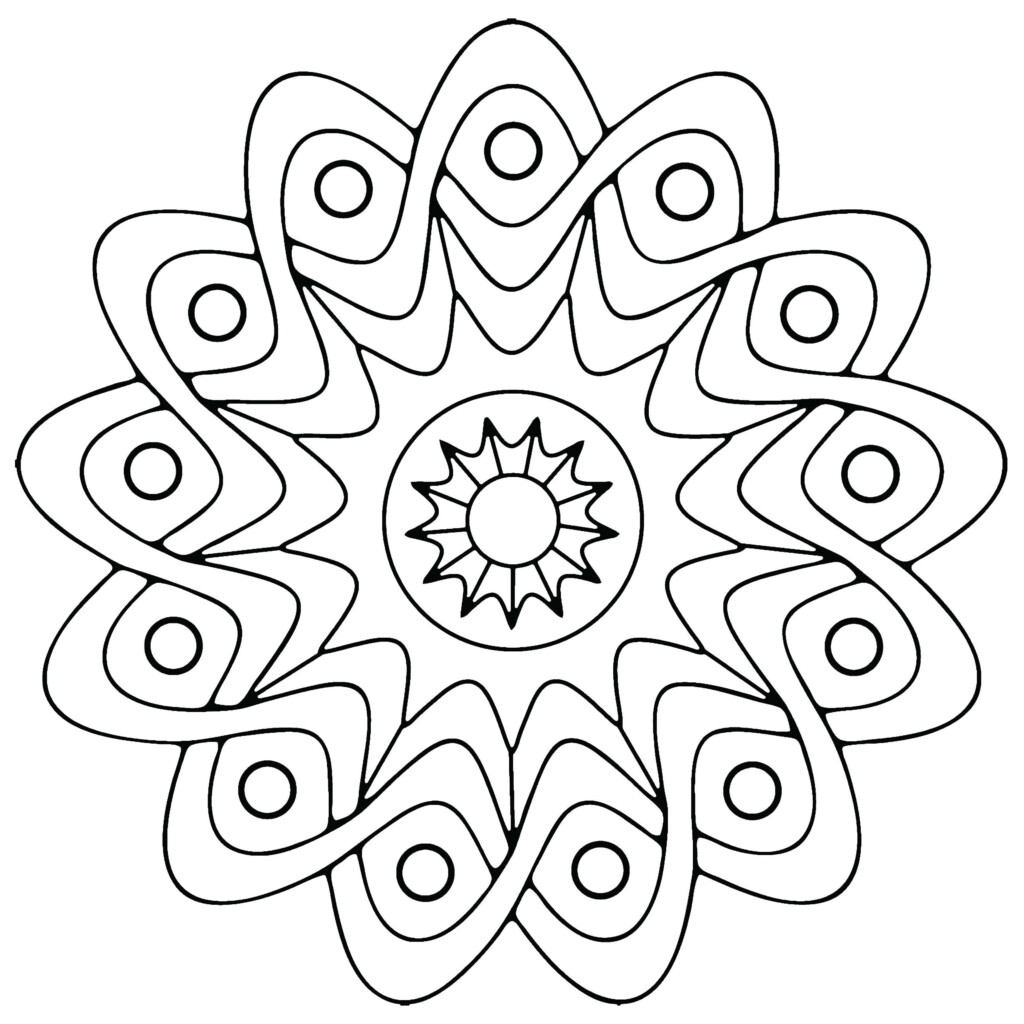 Free Printable Geometric Coloring Pages For Kids