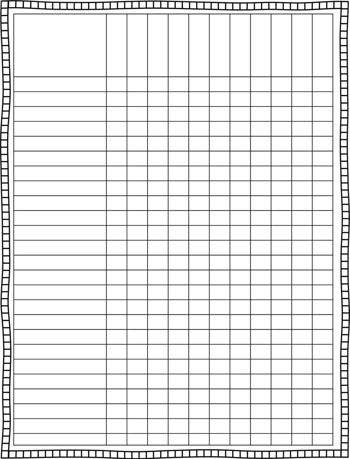 Free Printable Grading Sheets For Teachers