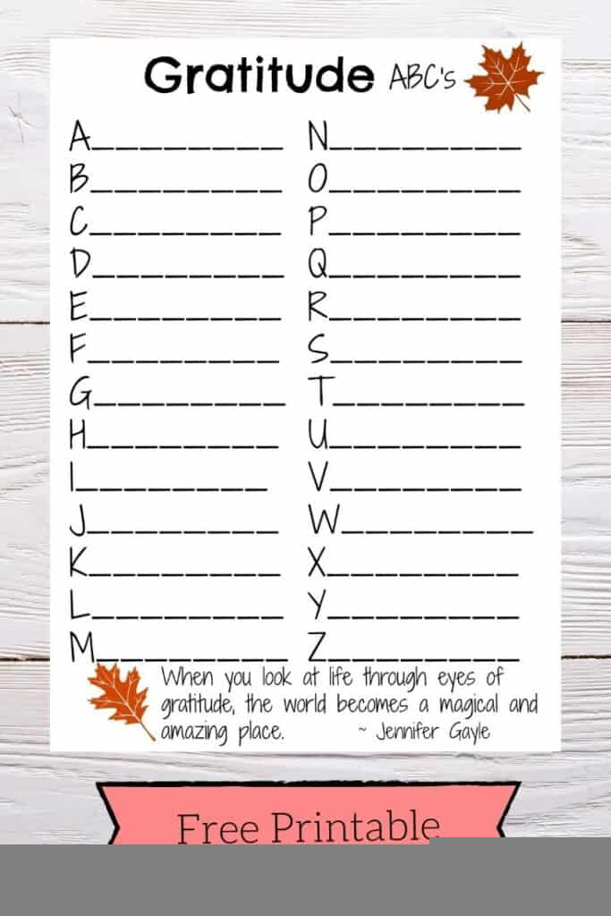 Free Printable Gratitude Worksheets Ronald Worksheets