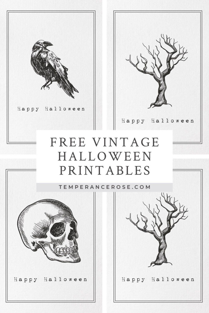 Free Printable Halloween Decorations Black And White DECORATION IDEAS 