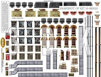 Free Printable HO Scale Buildings Ho Scale Buildings Paper Models 