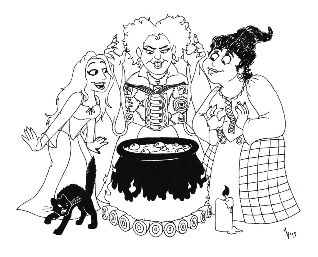 Free Printable Hocus Pocus Coloring Pages