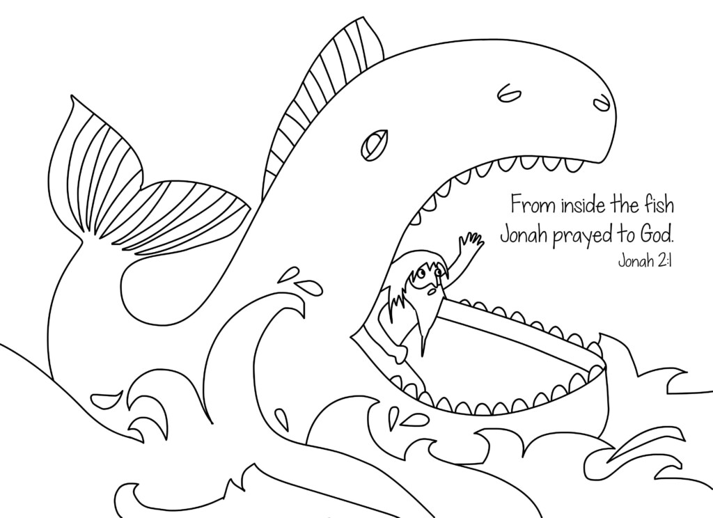 Free Printable Jonah And The Whale Coloring Pages At GetColorings 