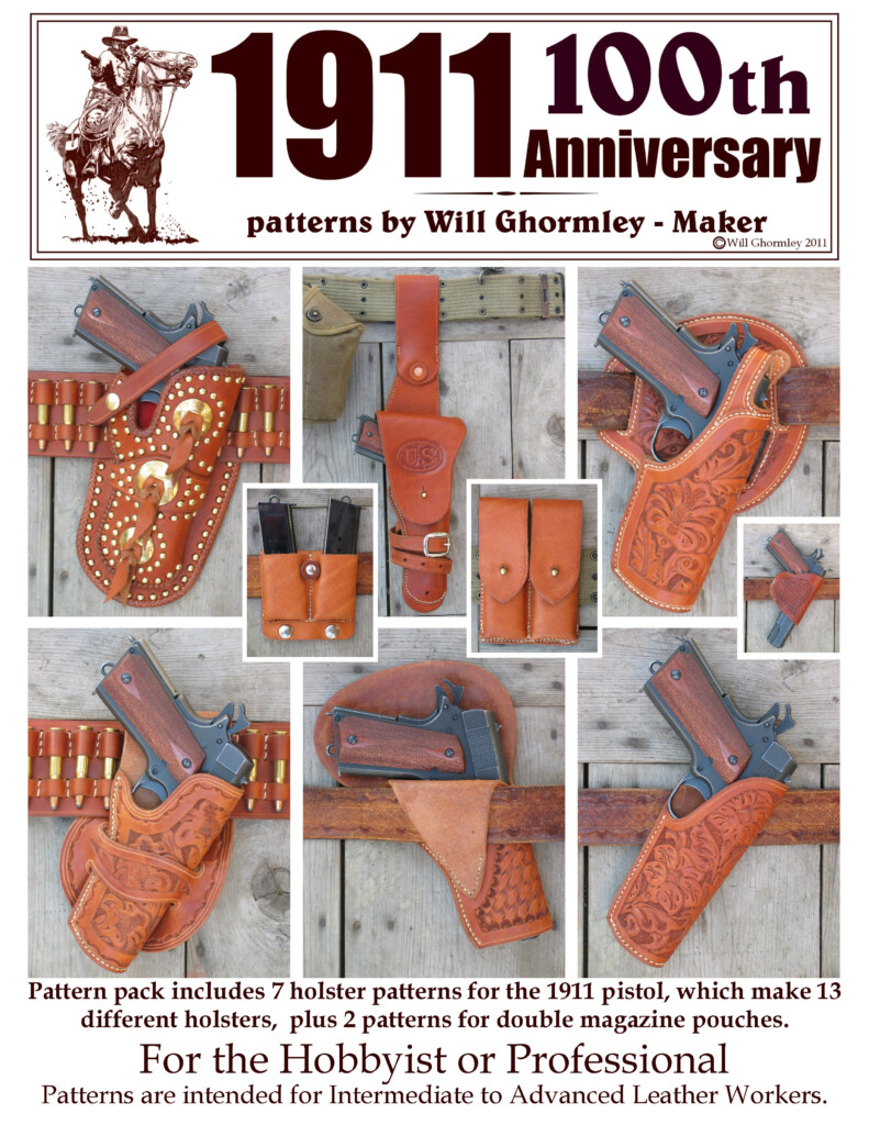 Free Printable Leather Holster Patterns Printable Templates
