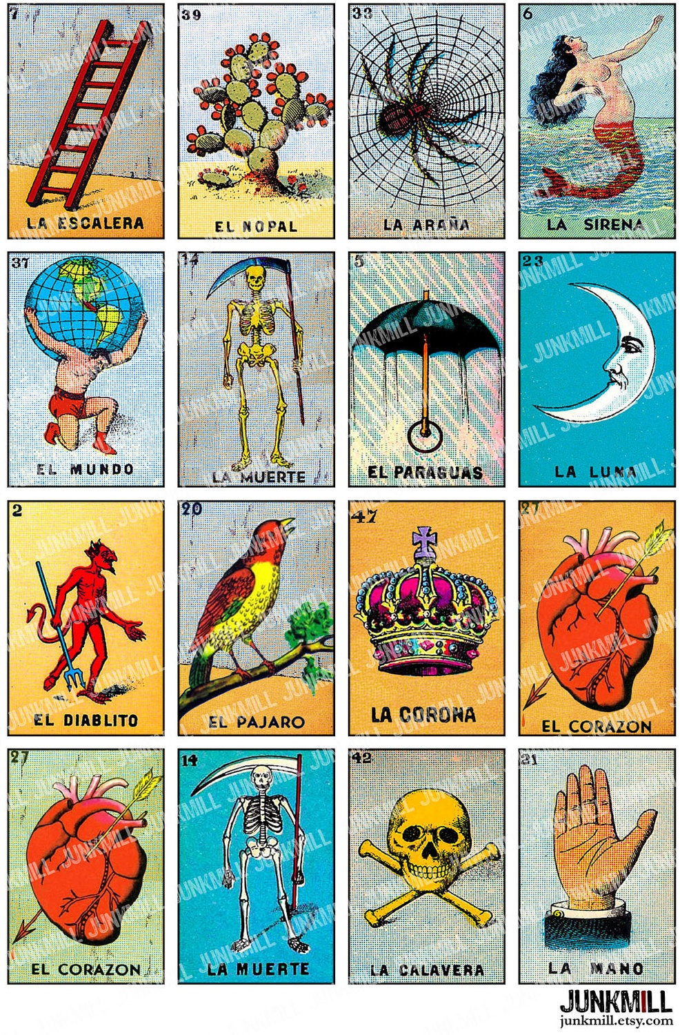 Free Printable Loteria Mexicana Cartas