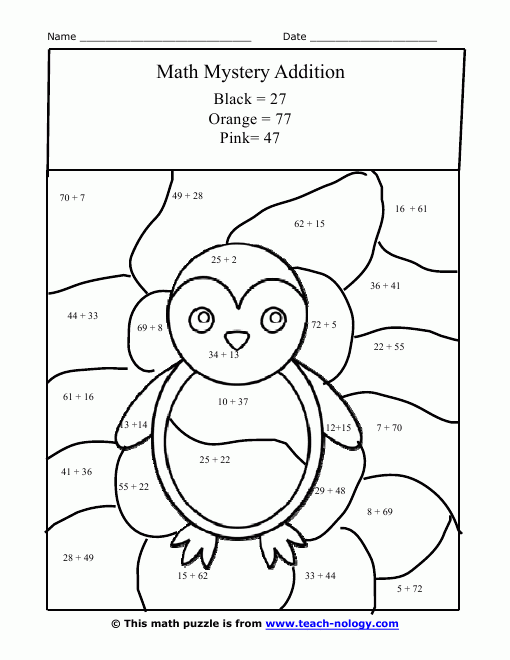 Free Printable Math Mystery Picture Worksheets Printable Templates