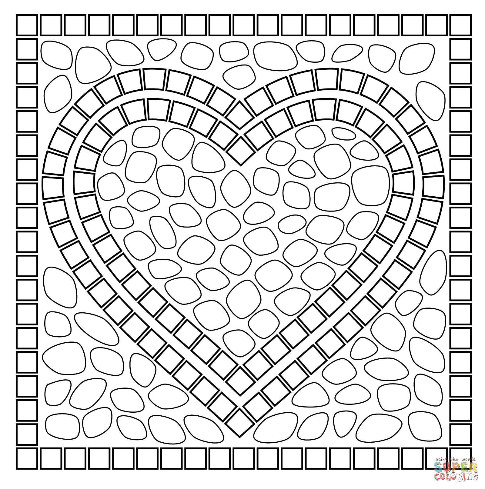 Free Printable Mosaic Patterns To Color Free Templates Printable