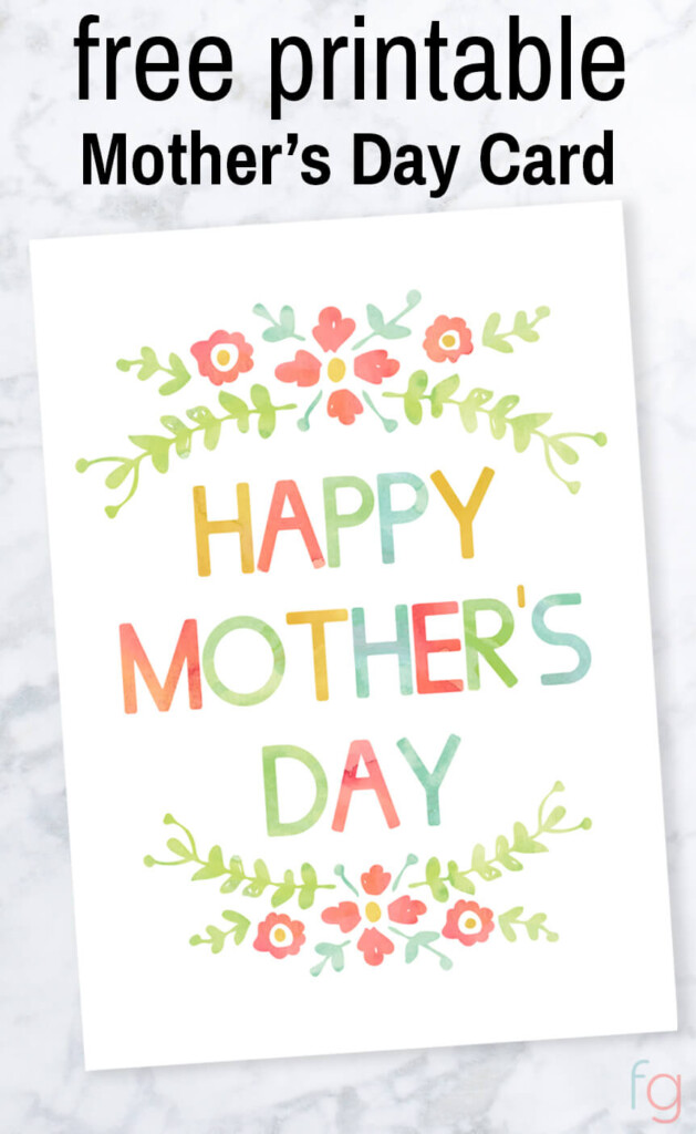 Free Printable Mothers Day Cards From Husband To Wife