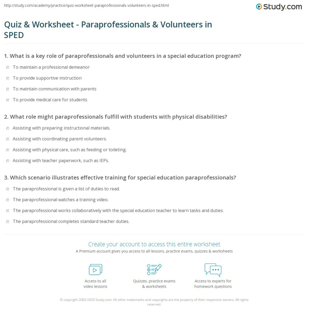 Free Printable Paraprofessional Practice Test Printable Templates