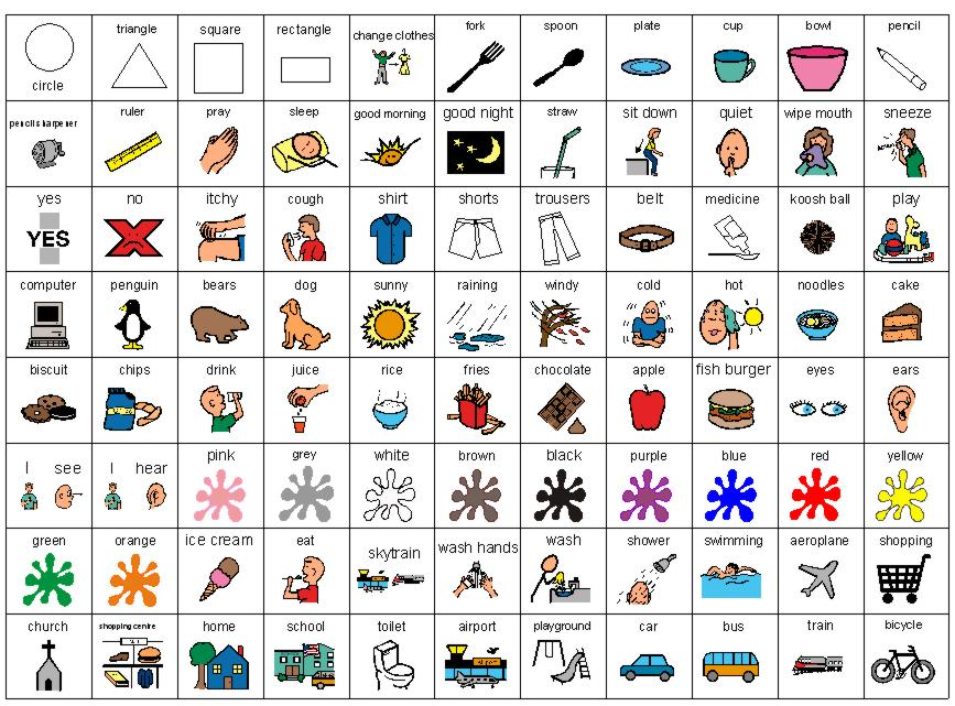 Free Printable Pecs Pictures Autism