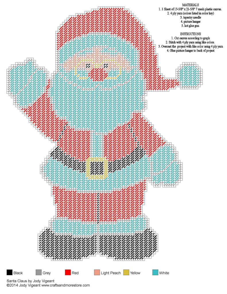 Free Printable Plastic Canvas Christmas Ornament Patterns