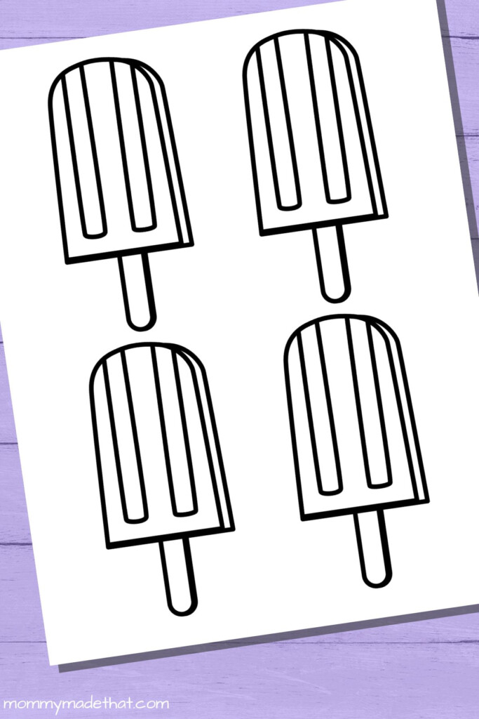 Free Printable Popsicle Templates So Many Cute Ones 