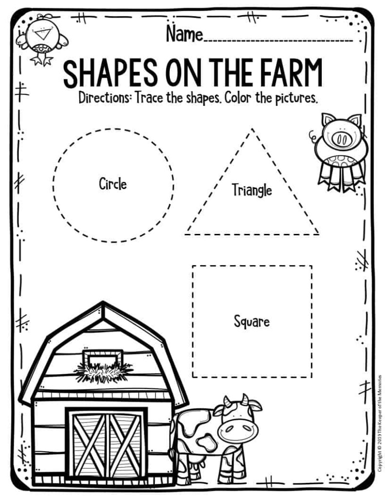 Free Printable Preschool Farm Activities