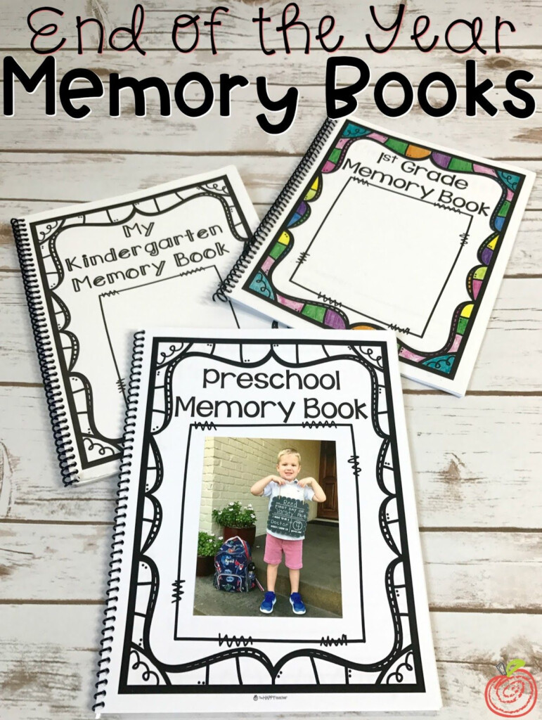 Free Printable Preschool Memory Book