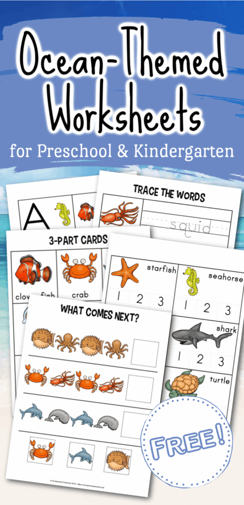 Free Printable Preschool Ocean Worksheets Ocean Activities Preschool 
