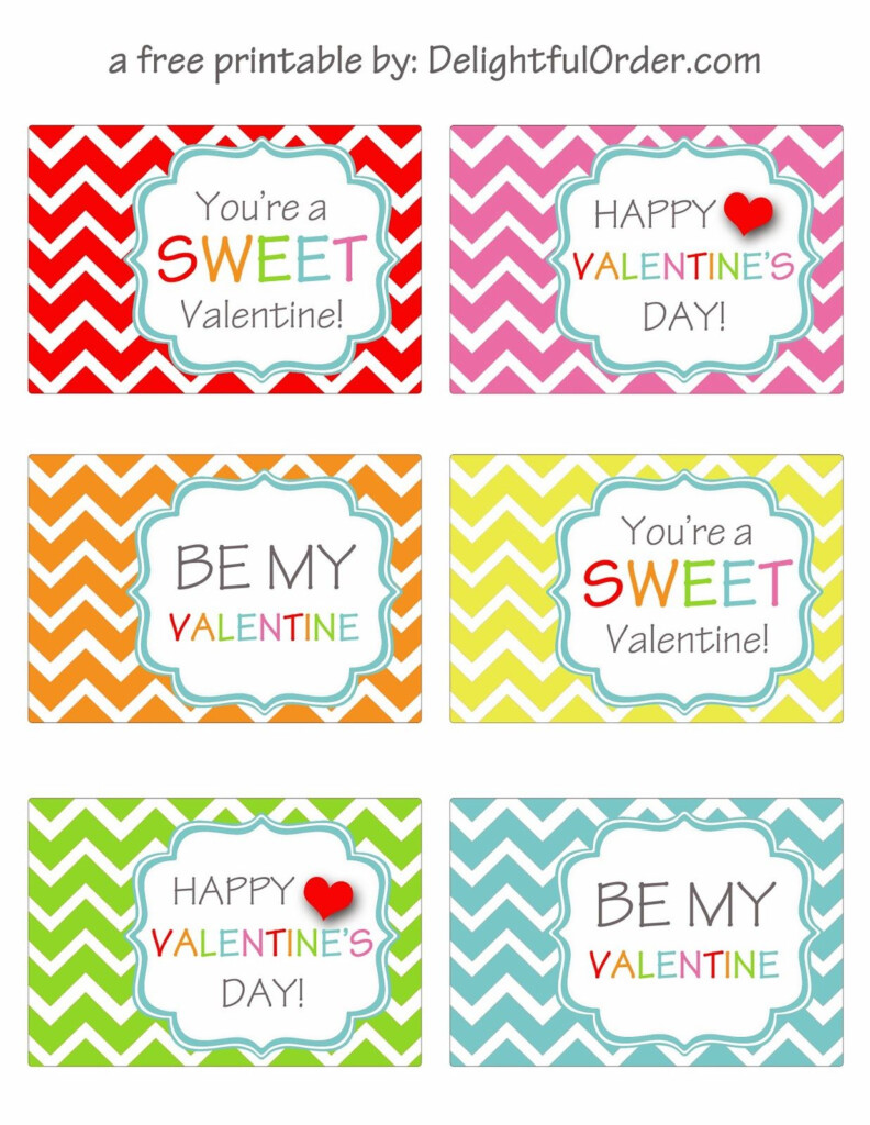Free Printable Printable Valentine Tags
