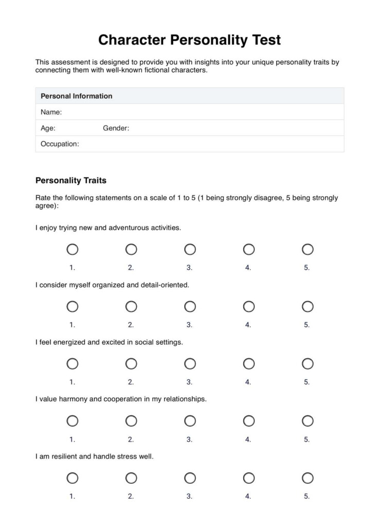Free Printable Quiz Personality Download Free Printable Quiz 