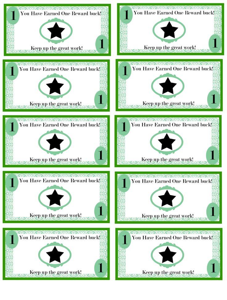 Free Printable Reward Tickets For Kids