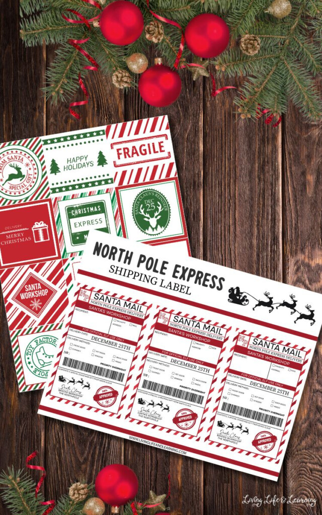 Free Printable Santa Shipping Label