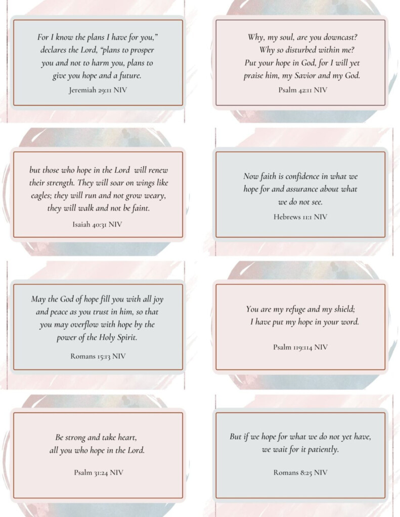 Free Printable Scripture Cards