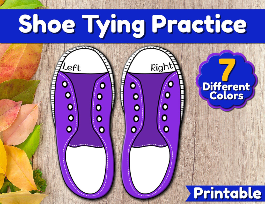 Free Printable Shoe Lacing Template Printable Word Searches