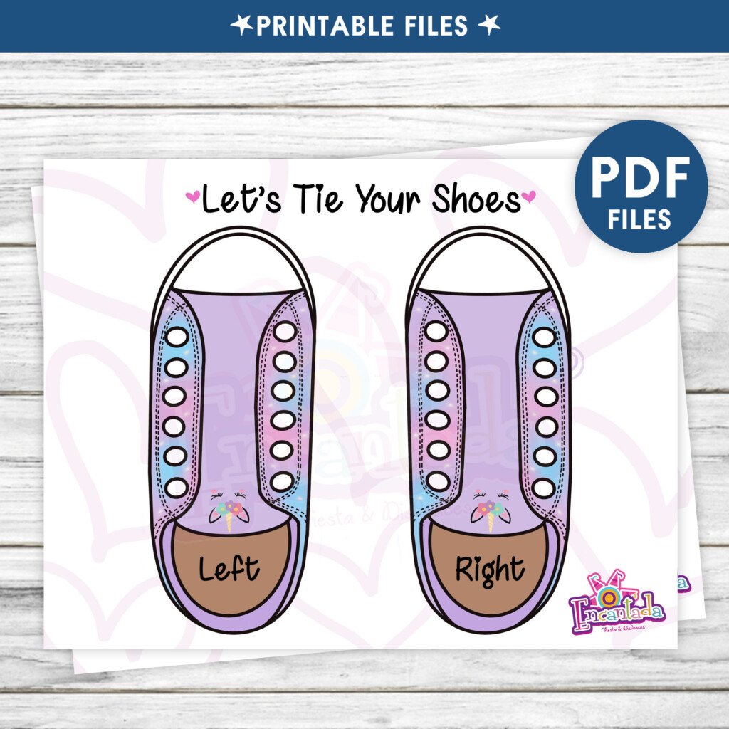 Free Printable Shoe Lacing Templates Just Family Fun