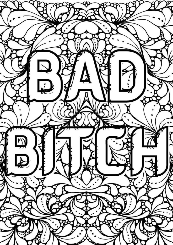 Free Printable Swear Word Coloring Pages