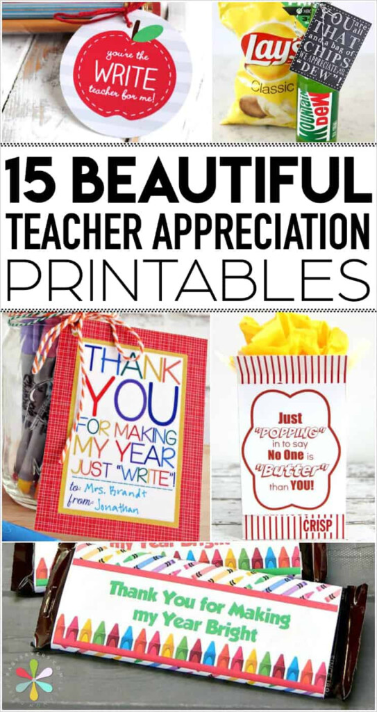 Free Printable Teacher Appreciation Gift Tags