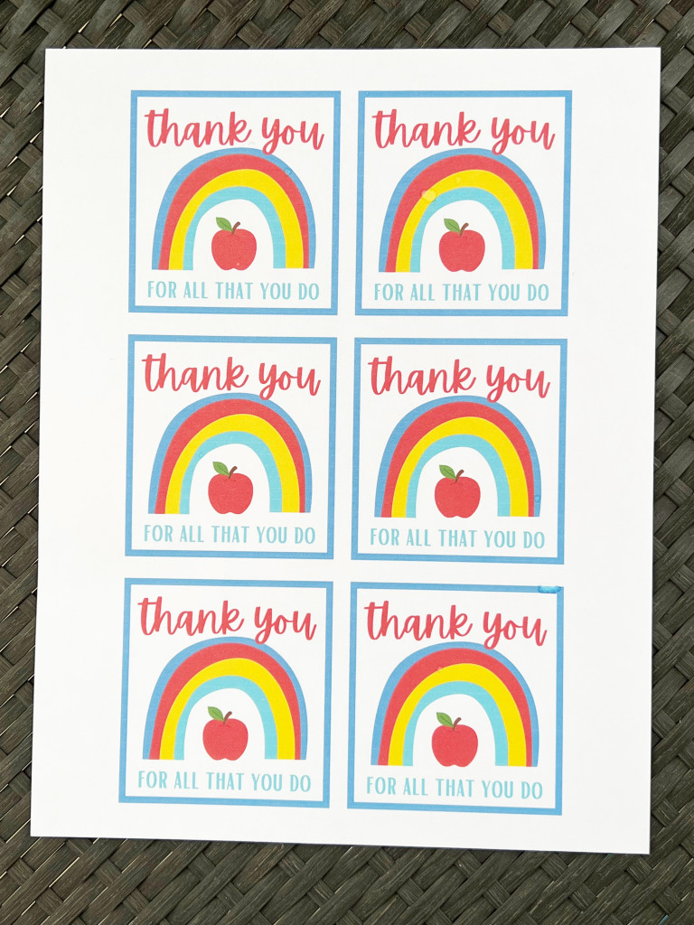 Free Printable Teacher Appreciation Gift Tags