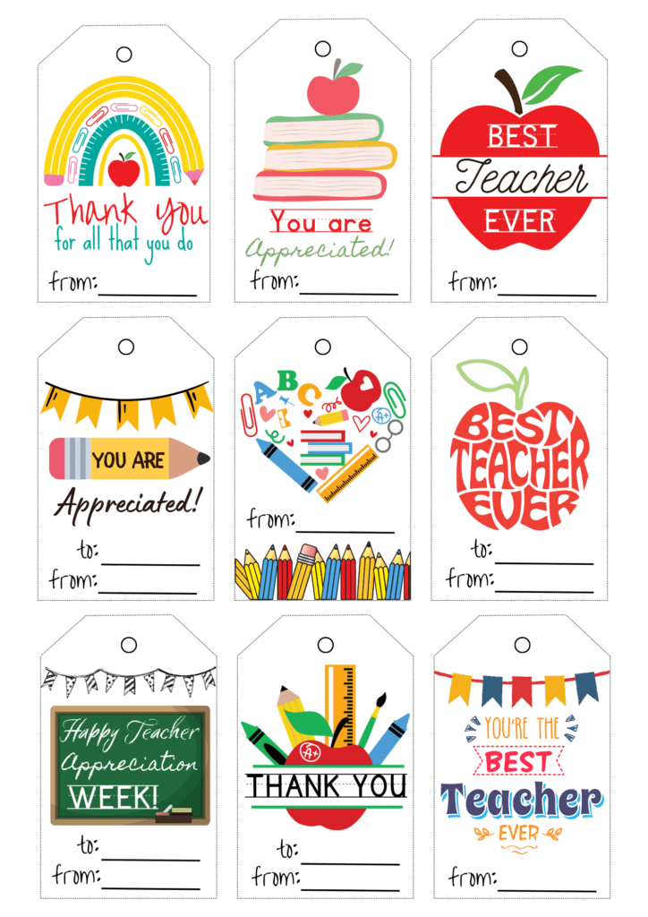 Free Printable Teacher Appreciation Signs