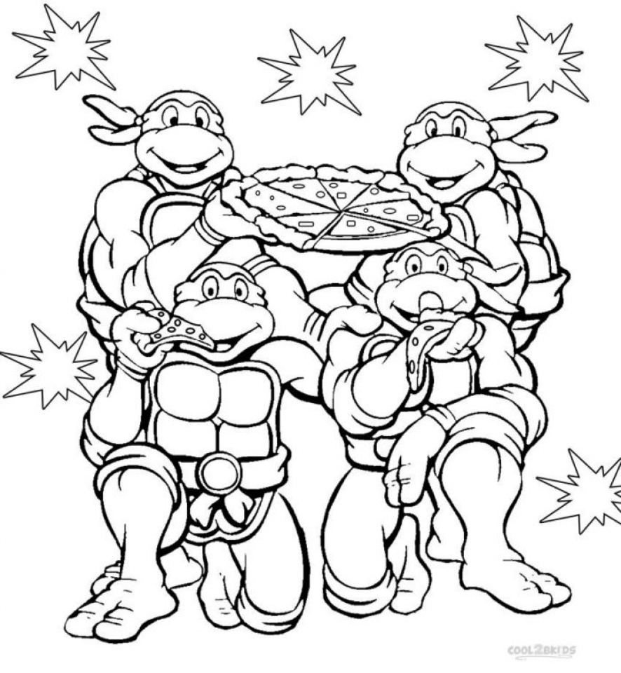 Free Printable Teenage Mutant Ninja Turtles Coloring Pages