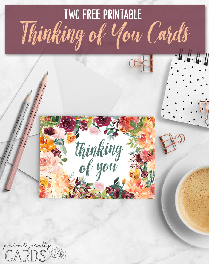 Free Printable Thinking Of You Cards Print Pretty Cards