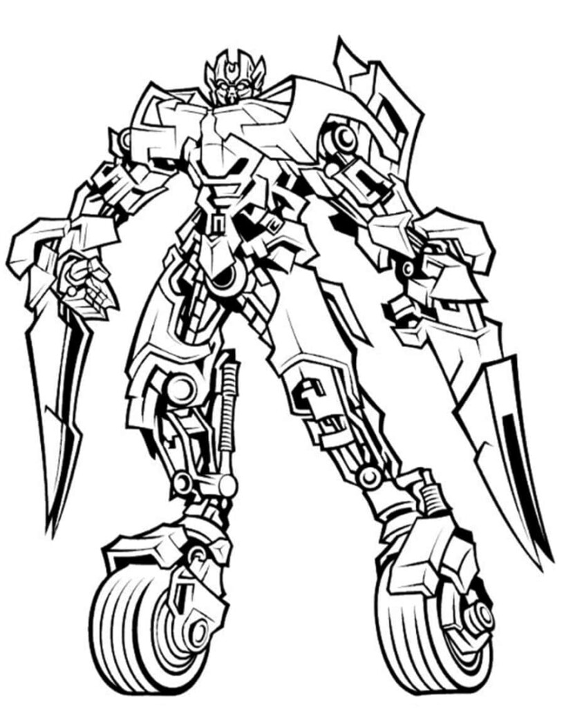 Free Printable Transformers Coloring Pages