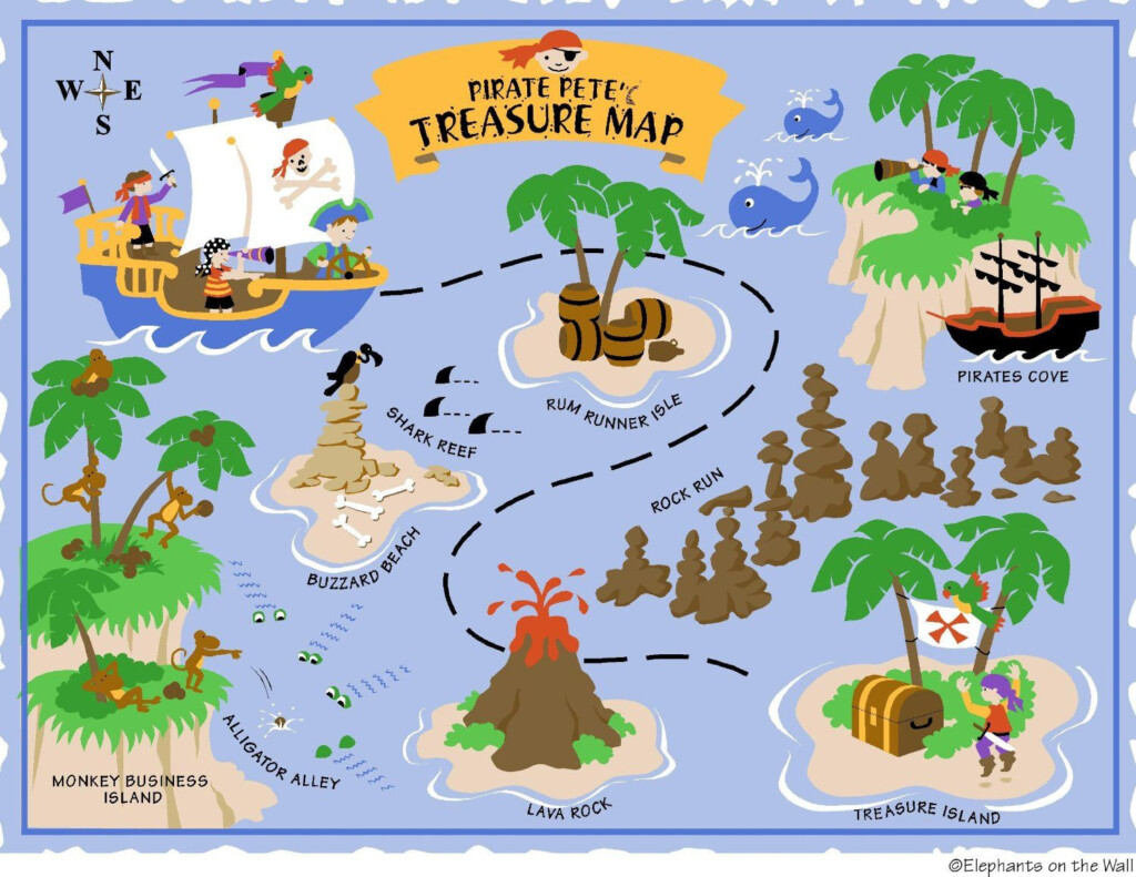 Free Printable Treasure Map For Preschoolers Adams Printable Map
