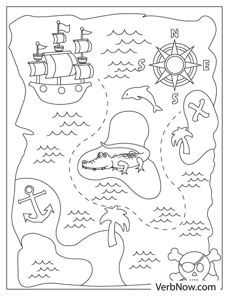 Free Printable Treasure Map Pdf Printable Form Templates And Letter